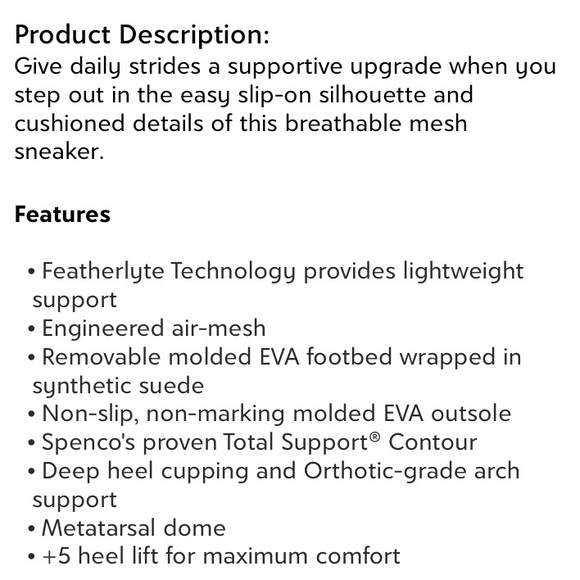 Spenco Slip-On Sneaker Slides, Grey Bliss, Size 6 - Picture 9 of 12